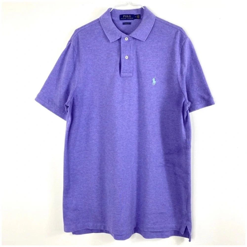 POLO Ralph Lauren Classic Fit Polo Shirt In Purple Size M